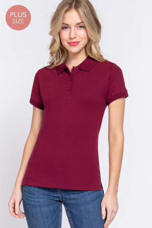 PLUS LADIES POLO